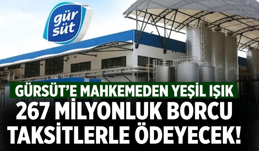 Gürsüt’e mahkemeden yeşil ışık 267 milyonluk borcu taksitlerle ödeyecek!