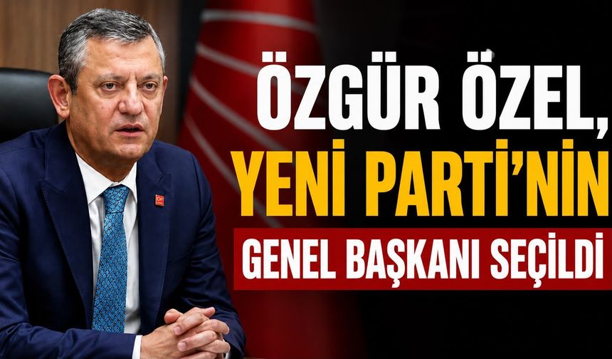 91 MİLLETVEKİLİYLE CHP'DEN İSTİFA EDİP YENİ PARTİ'Yİ KURDU