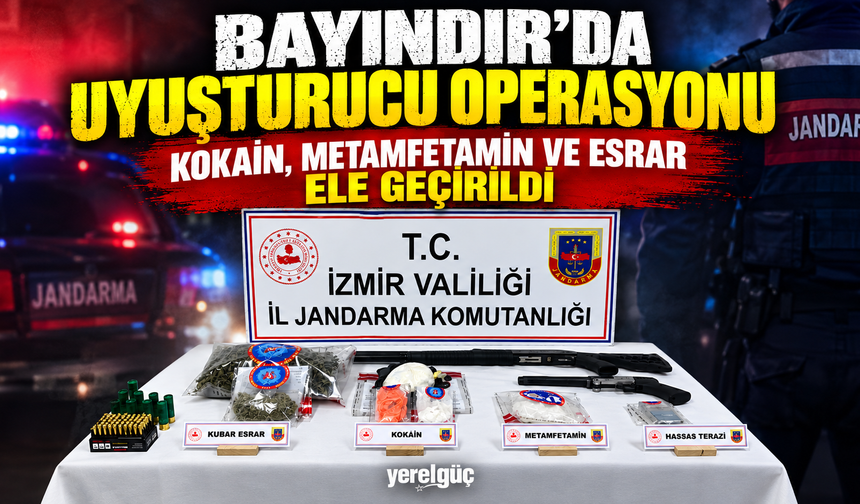 Bayındır’da Uyuşturucu Operasyonu