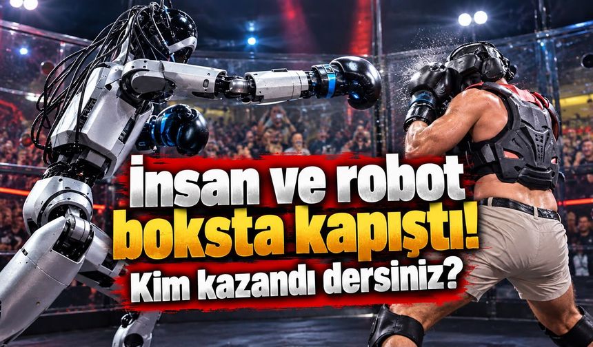 İnsan ve robot boksta kapıştı! Kim kazandı dersiniz?
