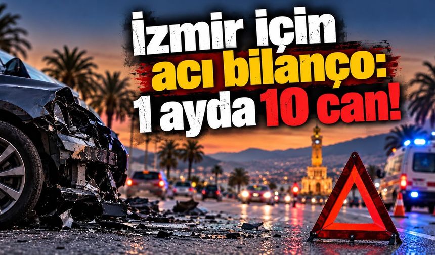İzmir için acı bilanço: 1 ayda 10 can!