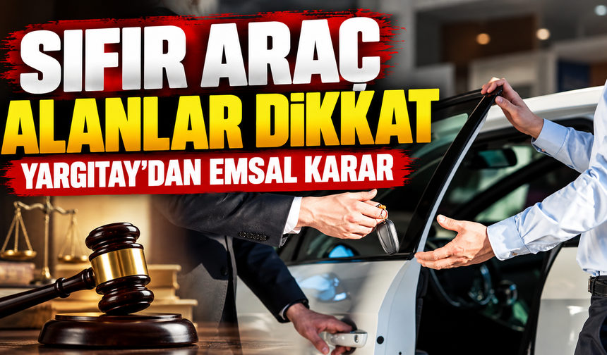 Sıfır araç alanlar dikkat Yargıtay’dan emsal karar