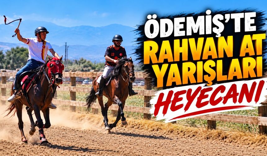 Ödemiş'te Rahvan At Yarışları Heyecanı
