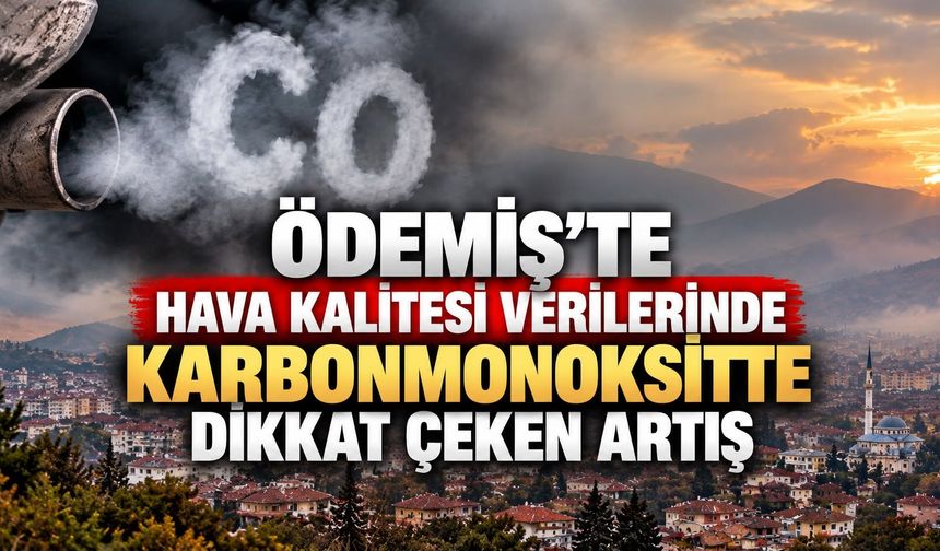 Ödemiş’te Hava Kalitesi Verilerinde Karbonmonoksitte Dikkat Çeken Artış