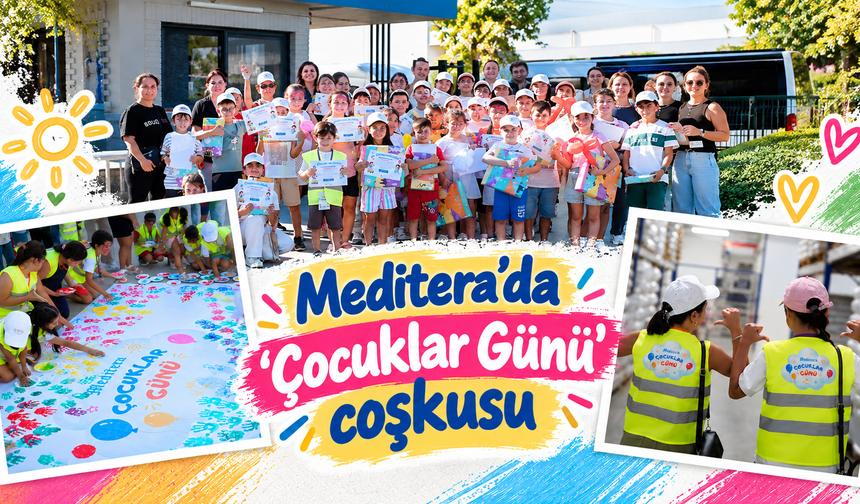 Meditera’da Çocuklar Günü Coşkusu