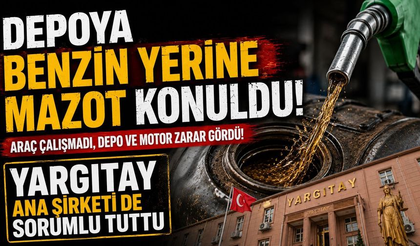 Depoya benzin yerine mazot konuldu! Yargıtay ana şirketi de sorumlu tuttu