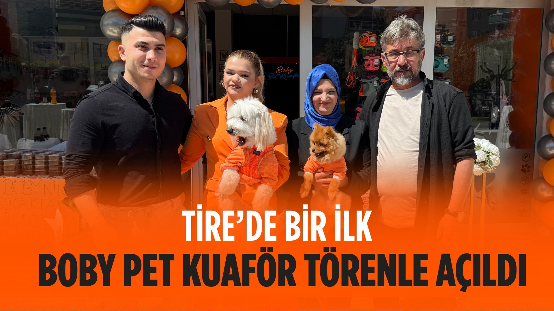 Tire’nin ilk pet köaförü, Boby Pet Kuaför Açıldı!