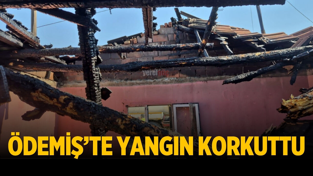 Ödemiş’te Yangın korkuttu