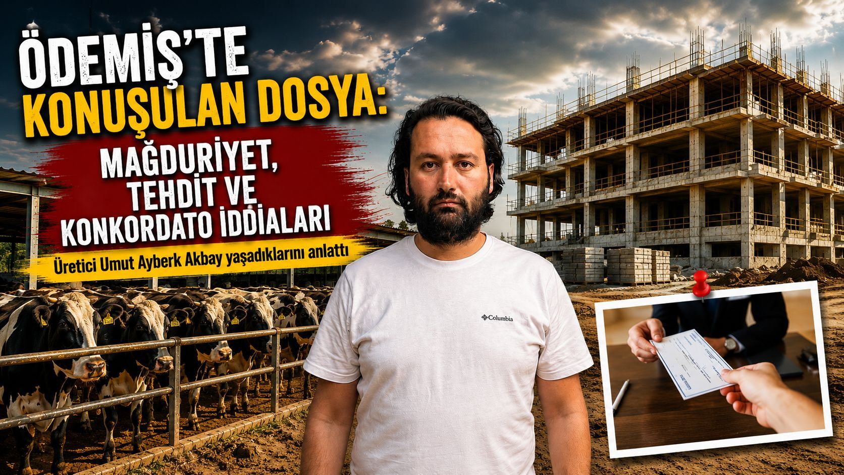 ÖDEMİŞ’TE KONKORDATO GÖLGESİNDE BÜYÜYEN TARTIŞMA  Mağduriyet, Milyonluk Alacak ve Tehdit İddiaları Gündemde