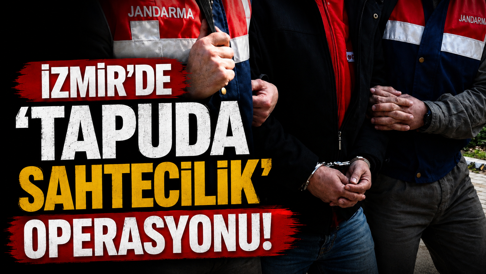 İzmir'de 'tapuda sahtecilik' operasyonu!