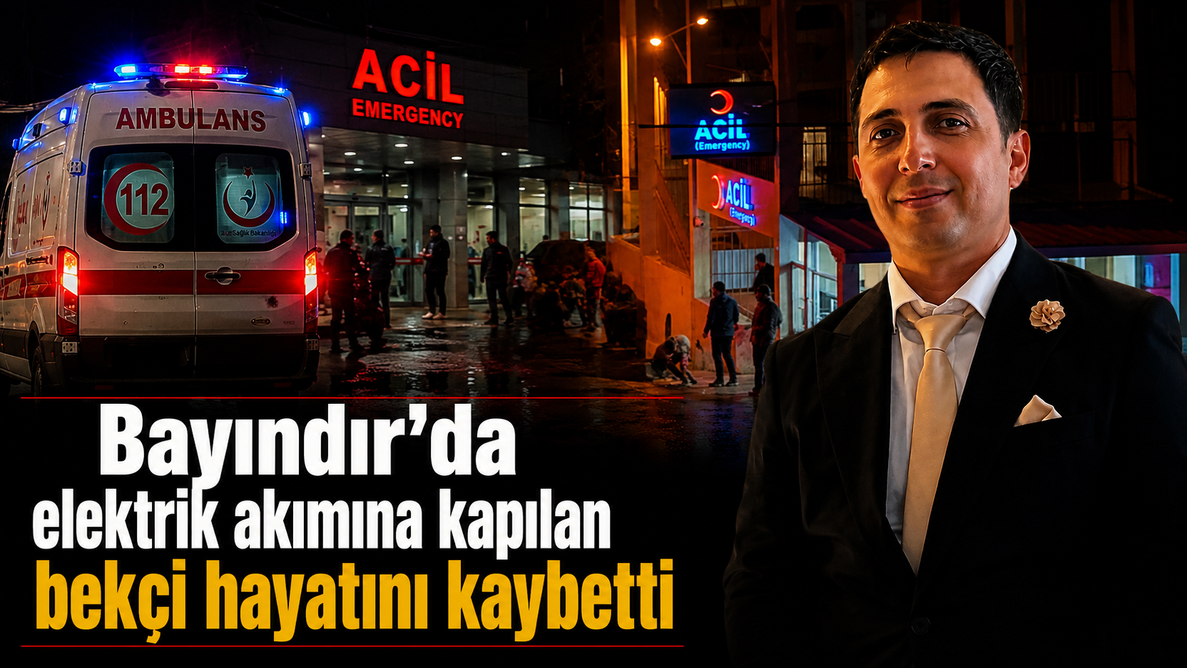 Bayındır'da Acı Kayıp: Bekçi Merih Umutlu Yaşamını Yitirdi