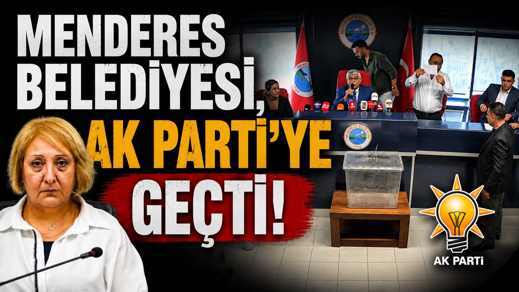 Menderes Belediyesi, AK Parti'ye geçti!