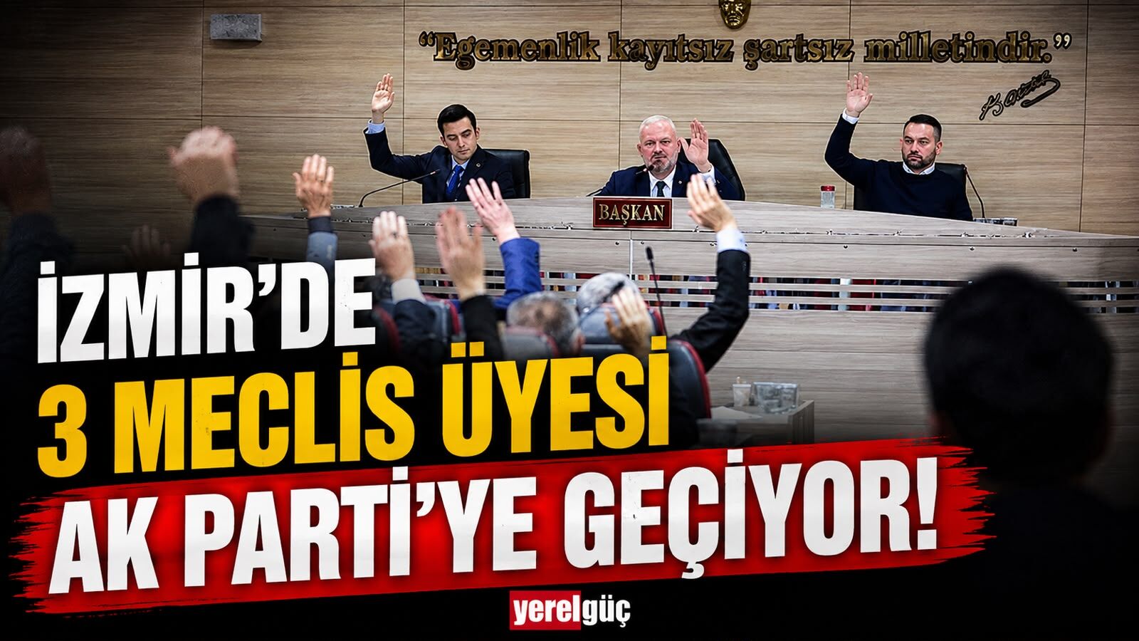 İzmir'de 3 meclis üyesi AK Parti’ye geçiyor!