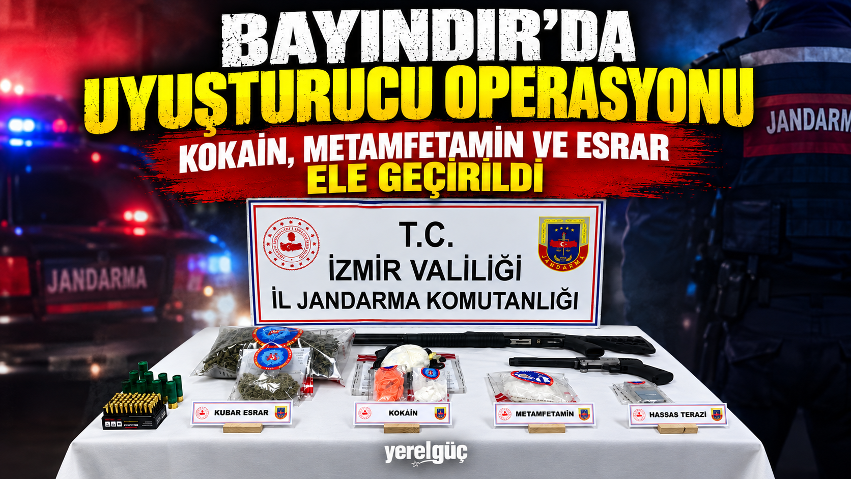 Bayındır’da Uyuşturucu Operasyonu