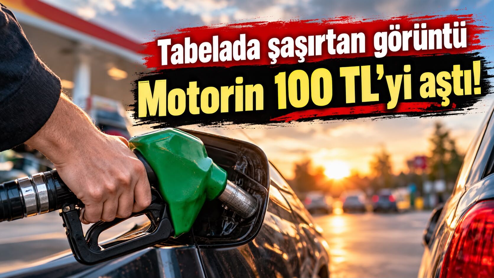 Tabelada şaşırtan görüntü  Motorin 100 TL’yi aştı!