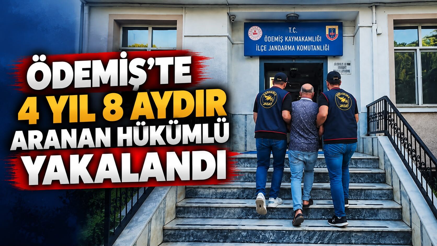 Ödemiş’te 4 yıl 8 aydır aranan hükümlü yakalandı
