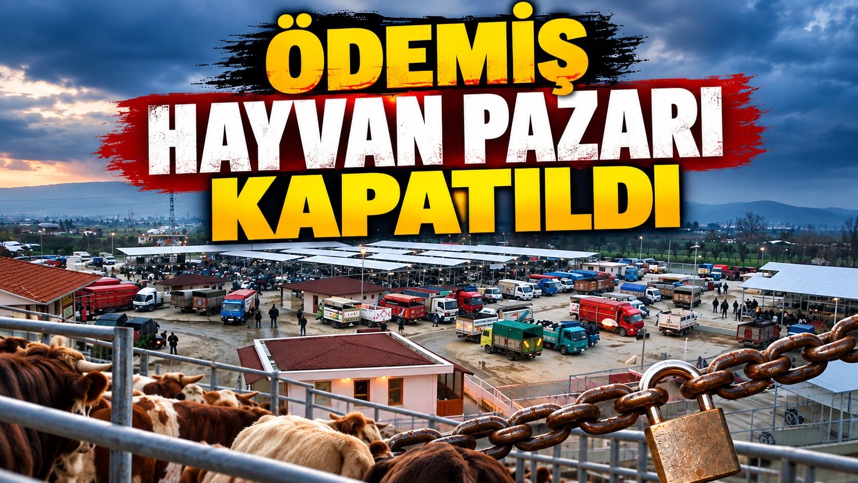 Ödemiş Hayvan Pazarı Kapatıldı