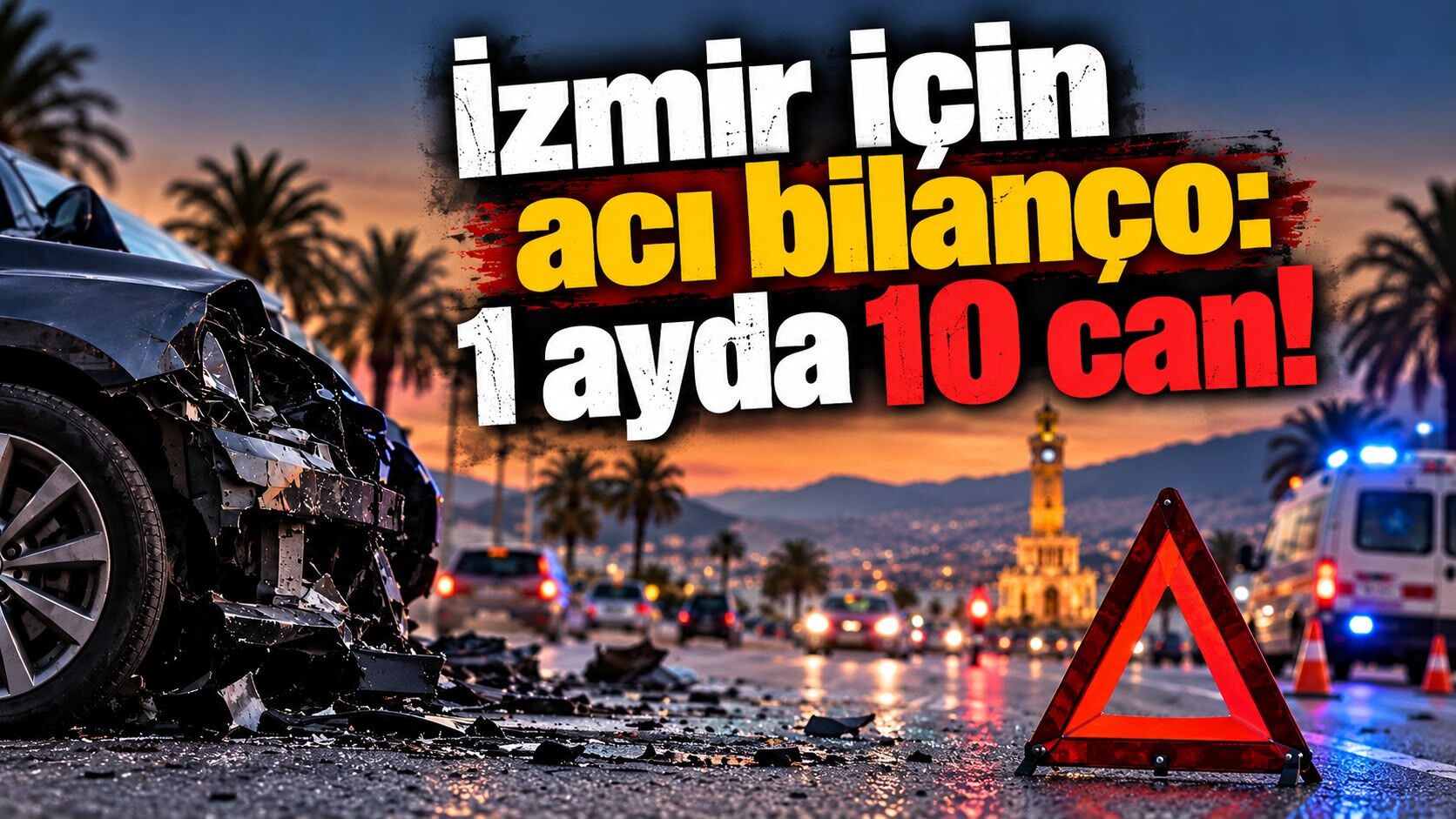 İzmir için acı bilanço: 1 ayda 10 can!