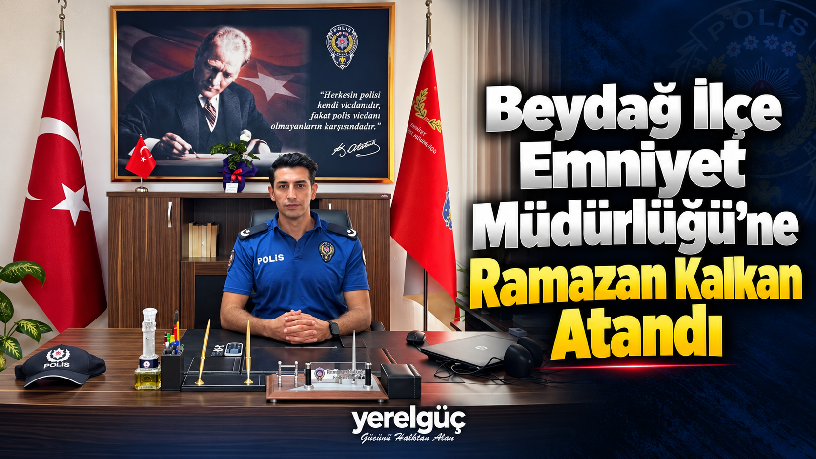 Beydağ İlçe Emniyet Müdürlüğü’ne Ramazan Kalkan Atandı