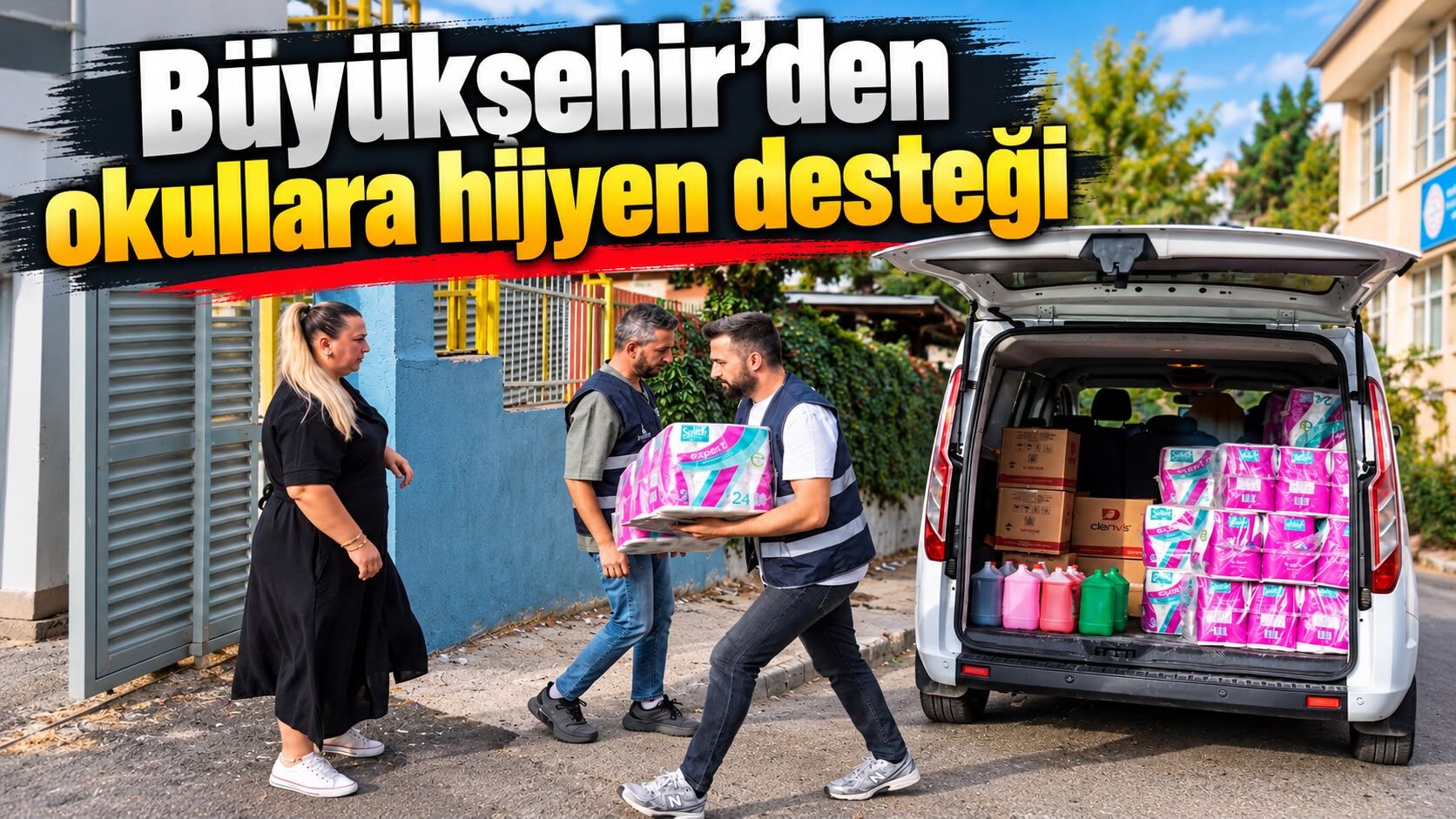 Büyükşehir’den okullara hijyen desteği