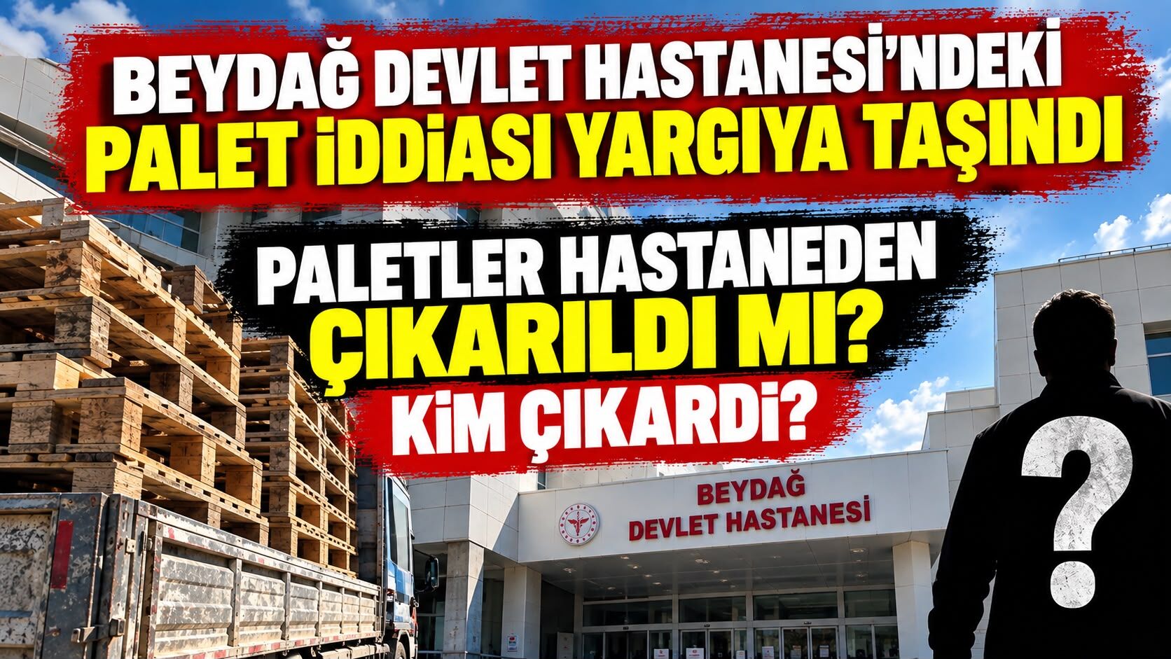 Beydağ Devlet Hastanesi’ndeki palet iddiası yargıya taşındı