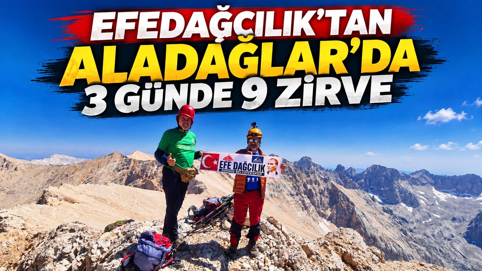 Efedağcılık’tan Aladağlar’da 3 Günde 9 Zirve