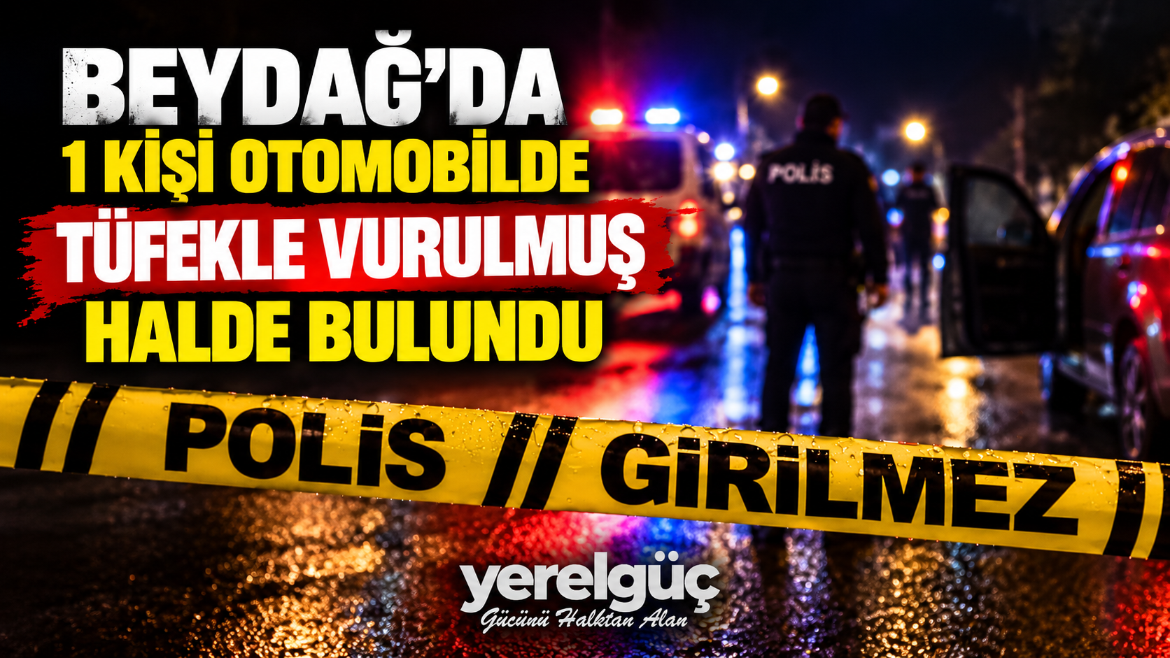 Beydağ’da 1 kişi Otomobilde tüfekle vurulmuş halde bulundu