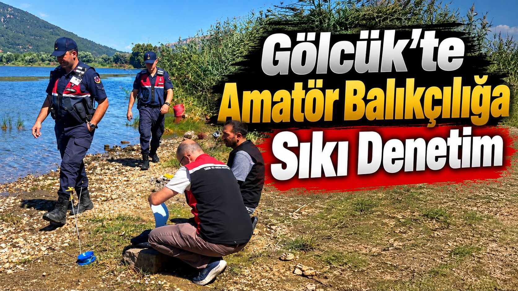 Gölcük’te Amatör Balıkçılığa Sıkı Denetim