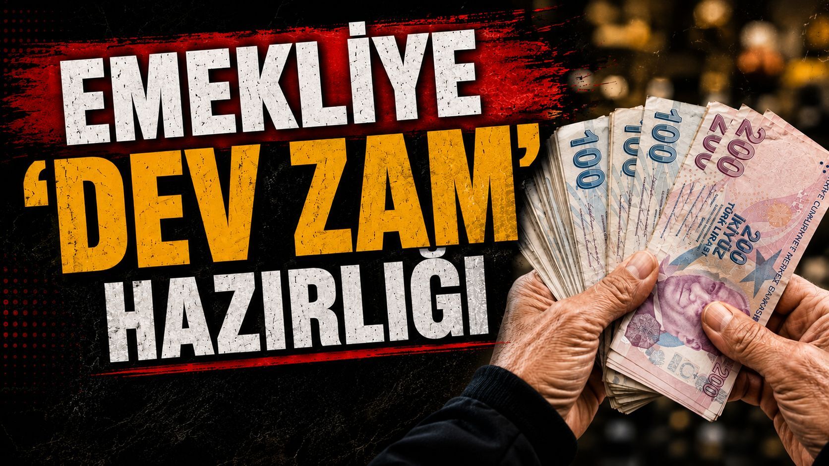 Emekliye 'dev zam' hazırlığı