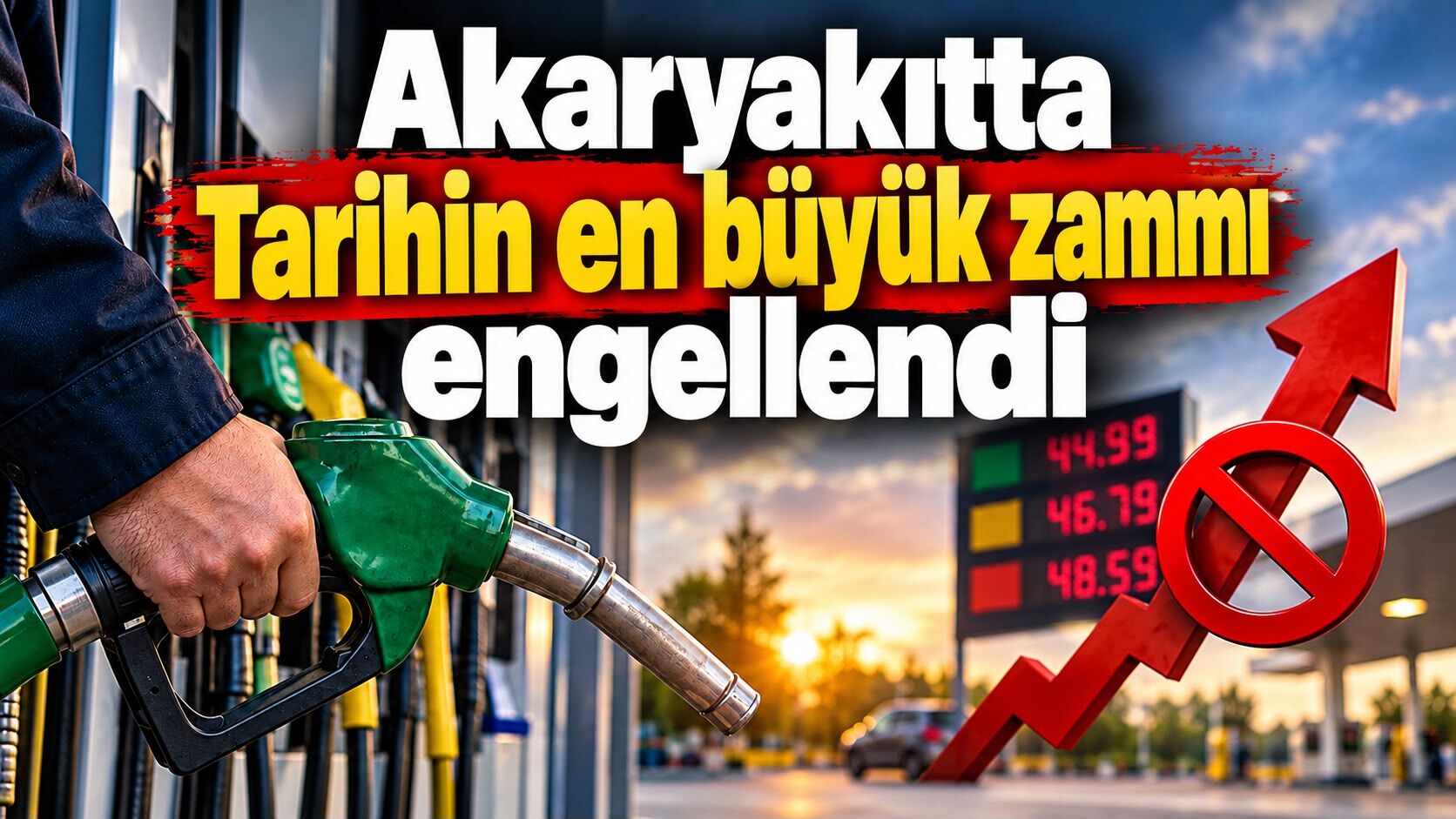 Akaryakıtta Tarihin en büyük zammı engellendi