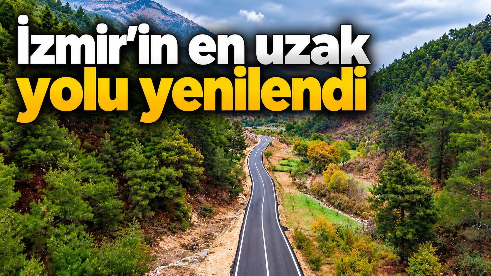 İzmir'in en uzak yolu yenilendi