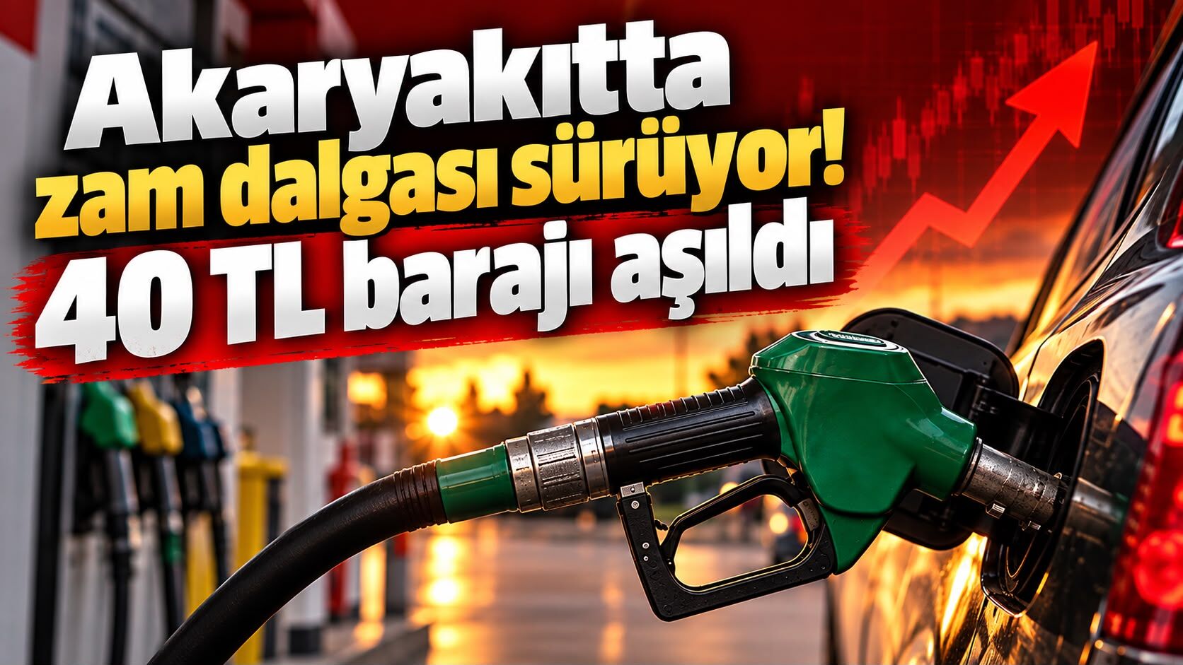 Akaryakıtta zam dalgası sürüyor! 40 TL barajı aşıldı