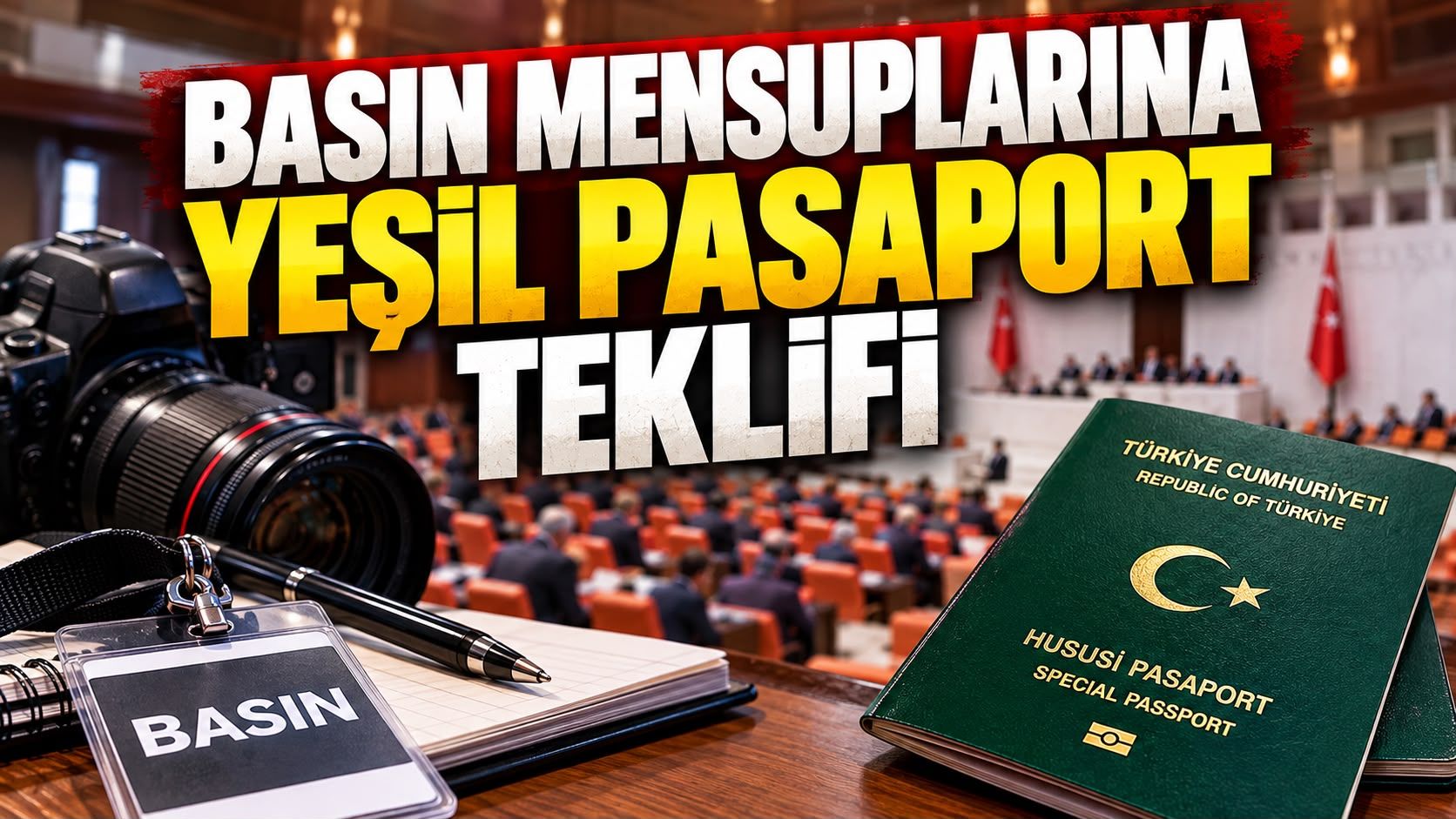 Basın Mensuplarına yeşil pasaport teklifi