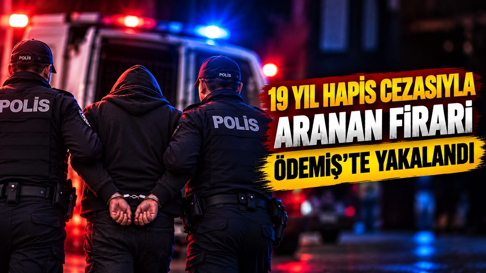 19 Yıl Hapis Cezasıyla aranan firari Ödemiş’te yakalandı