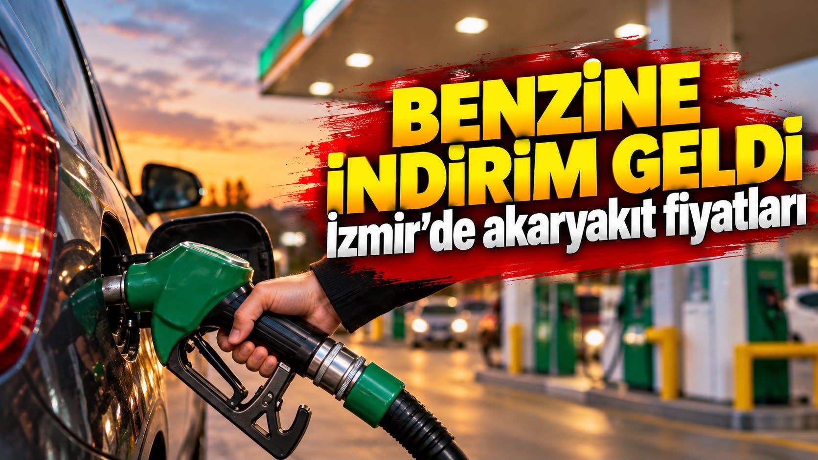 Benzine indirim geldi İzmir’de akaryakıt fiyatları