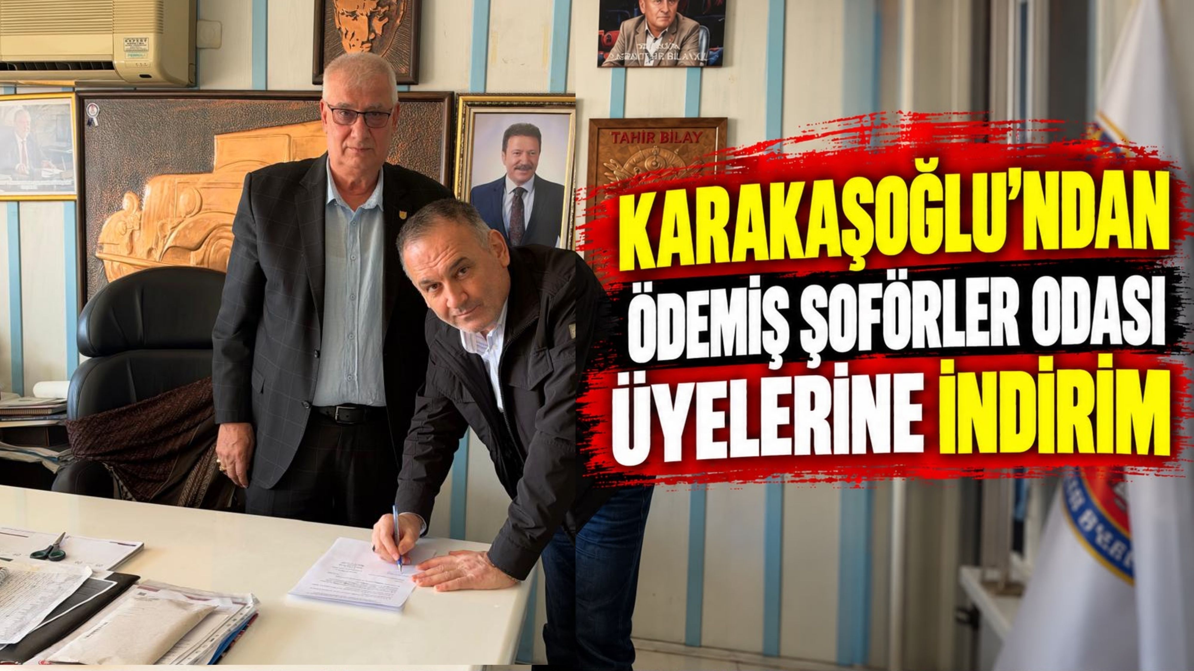 KARAKAŞOĞLU’NDAN ÖDEMİŞ ŞOFÖRLER ODASI ÜYELERİNE İNDİRİM